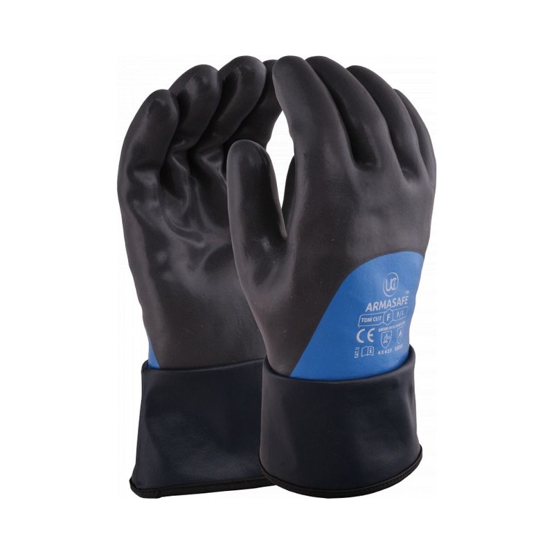 UCi Armasafe Level F Nitrile Coated WaterResistant Gloves