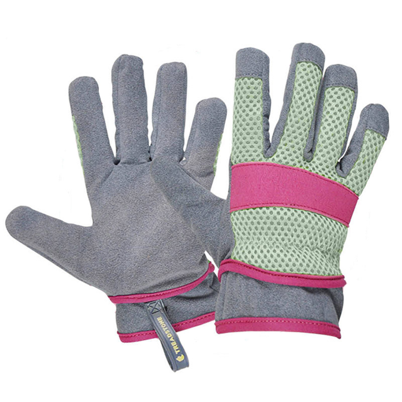 ClipGlove Cool Rigger Ladies Faux Suede Reinforced Outdoor Work Gloves