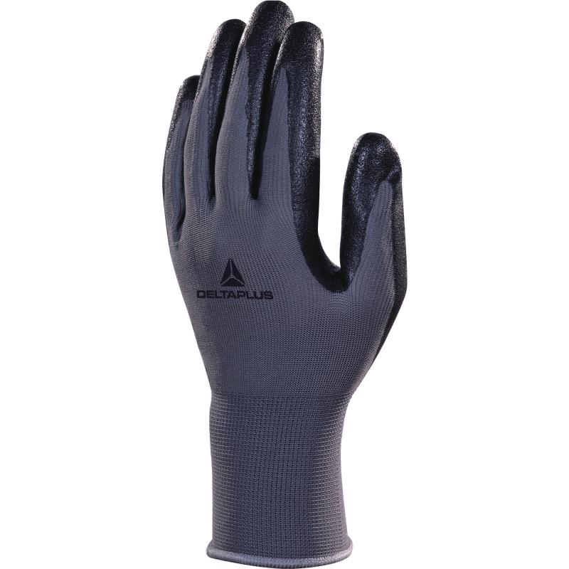 Q.TA' 12 GUANTI POLIESTERE / POLIURETANO Tg. 9 (L) - palmo nero 8050327570122