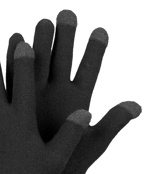 The specially coated fingertips allow for touchscreen, human machine interface and smartphone functionality Static fingers