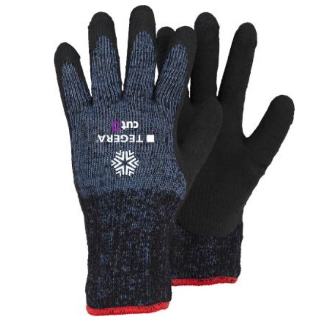 Tegera 8831R Safety Gloves combine an array of features to keep your hands safe from cold, heat and mechanical workplace hazards Latex coating