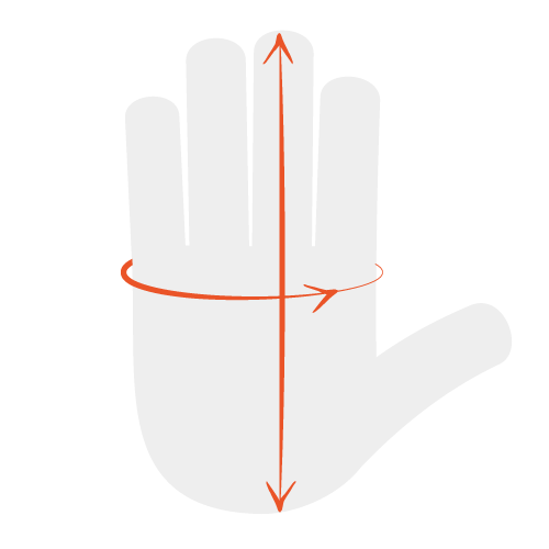 Delta Plus Venicut Gloves Measurement Guide