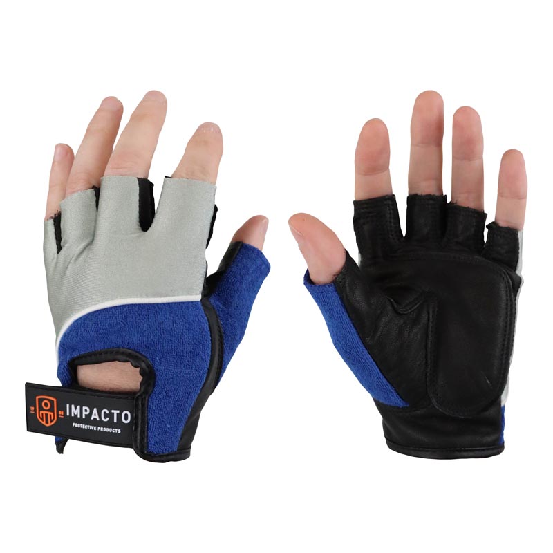 Padded mechanics gloves top