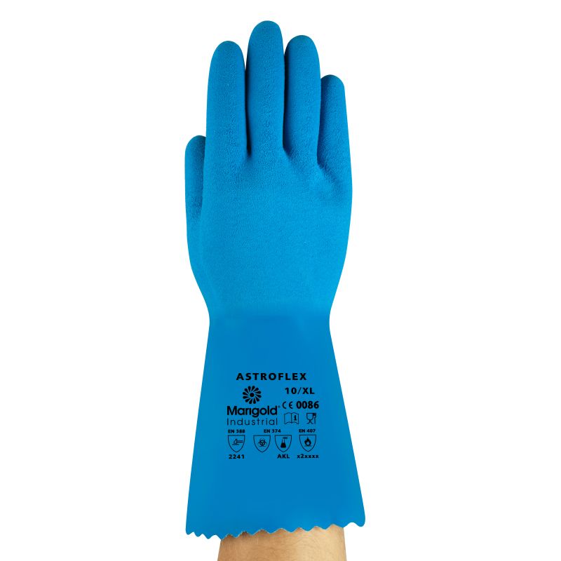 Marigold Industrial Astroflex Chemical Resistant Rubber Gloves