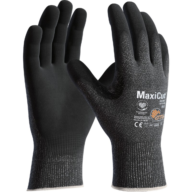MaxiCut Ultra 445745 Level E CutResistant Work Gloves