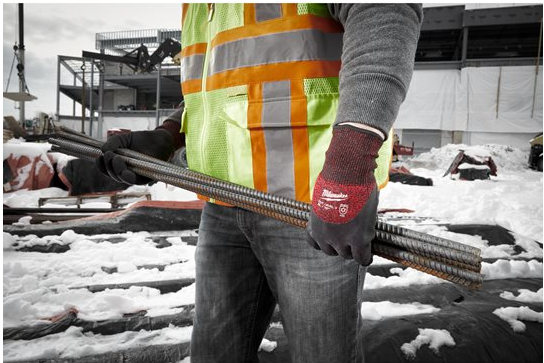 Thermal protection is vital if you handle freezing material in an outdoor setting Thermal protection
