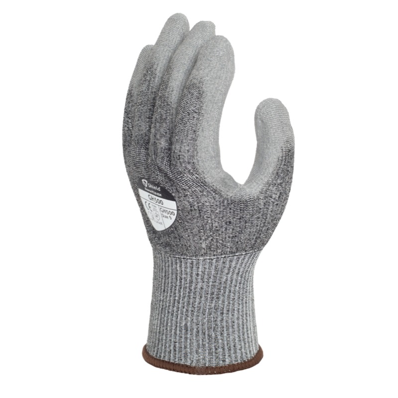 Polyco GH500 PU-Coated Cut-Resistant Grip Work Gloves