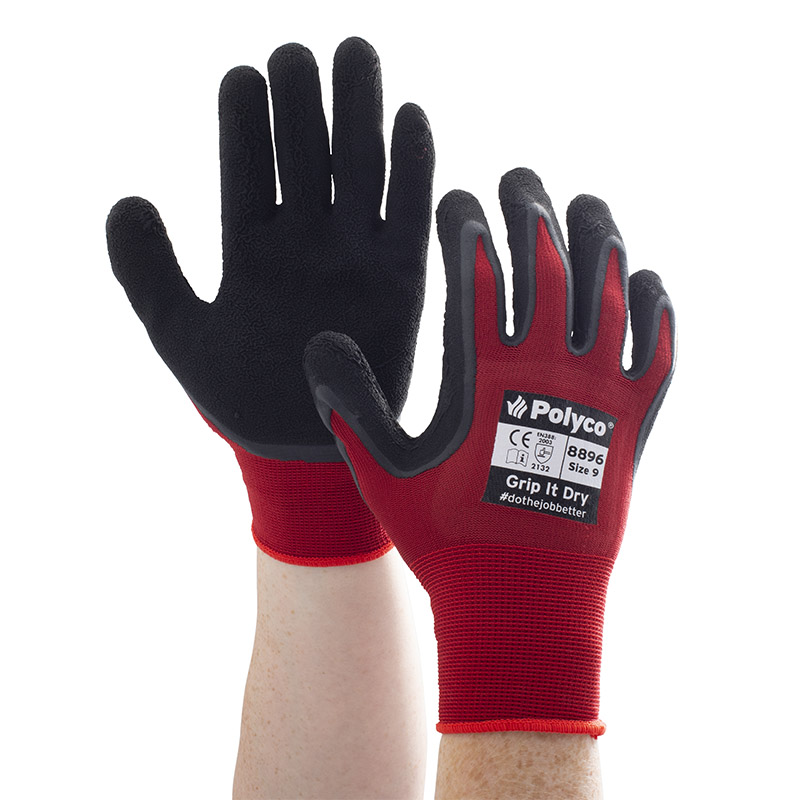Polyco Grip It Dry Work Gloves 889