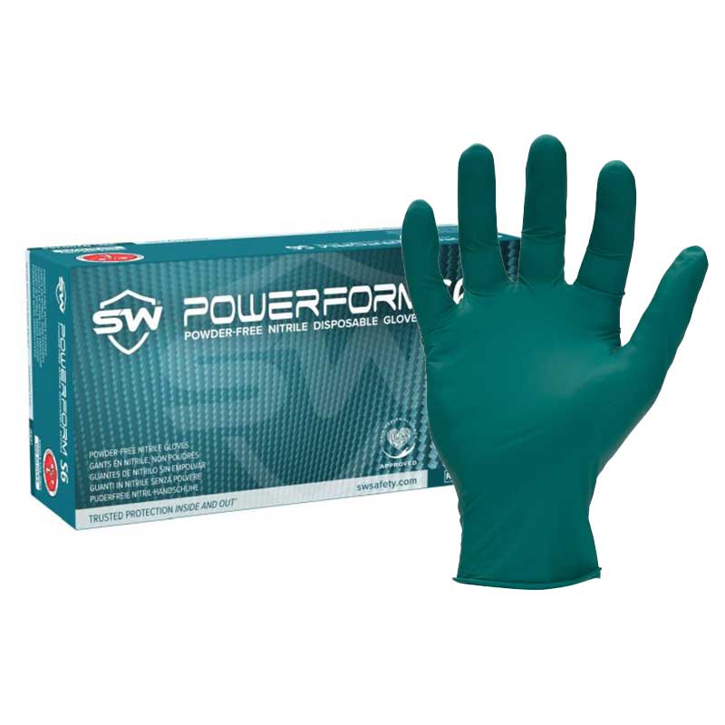 Nitrile shop gloves industrial