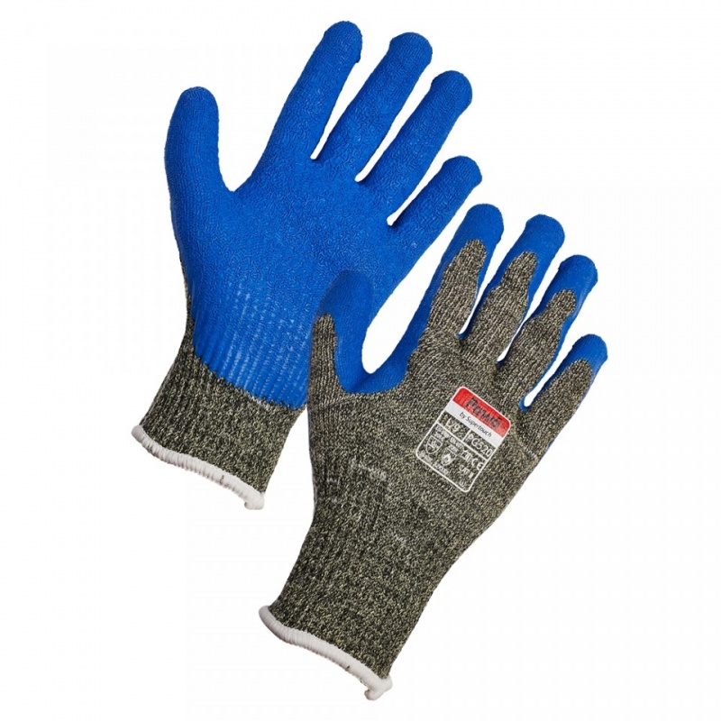Black Stallion Cut Resistant Latex Coated Kevlar Gloves Xlg - View #8
