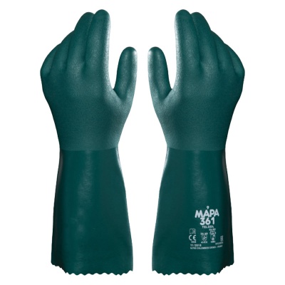 Mapa Telsol 361 Janitorial Chemical-Resistant Gauntlet Gloves