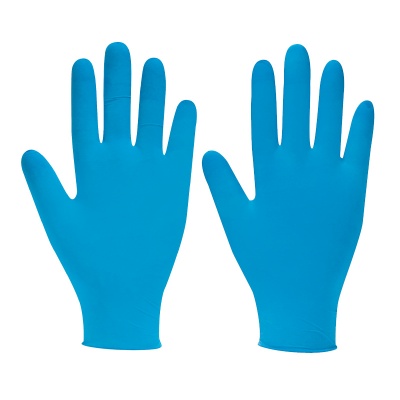 Polyco Bodyguards GL899 Blue Nitrile Powdered Disposable Gloves
