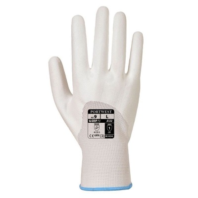 Portwest 3/4 PU Dipped Handling White Gloves A122WH