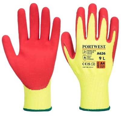 Portwest A626 Vis-Tex HR Cut-Resistant Nitrile Safety Gloves