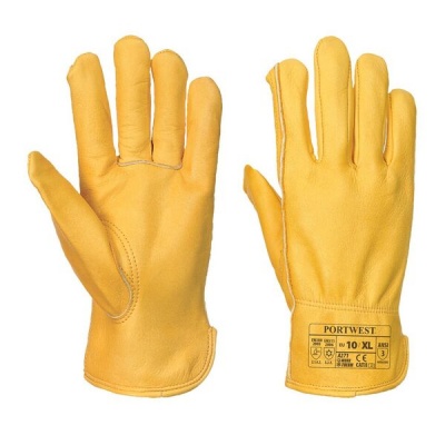 Portwest A271 Leather Thermal Lined Driver Gloves