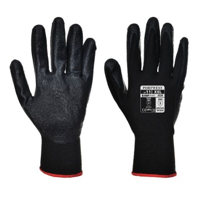 Portwest A320 Dexti-Grip Black Nitrile Foam Gloves