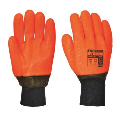 Portwest A450 PVC Weatherproof Thermal Gloves