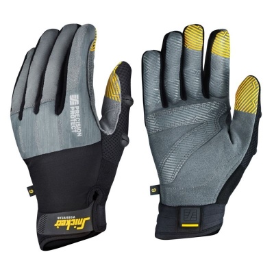 Snickers Precision Protect Grip Grey Gloves 9574