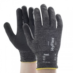 Ansell HyFlex 11-531 Cut-Resistant Grip Palm-Coated Work Gloves