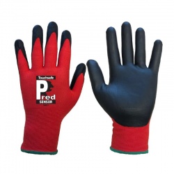 Predator Sensor TS1 PolyMax Red High Dexterity Touchsafe Handling Gloves