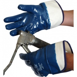 Armanite Heavyweight Nitrile Coated Gloves with Safety Cuff A827