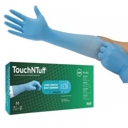 Ansell TouchNTuff 93-163 Disposable Nitrile Gloves