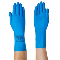 Ansell AlphaTec 79-700 Blue Nitrile Gauntlets