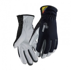 Blaklader Workwear 2811 Leather Waterproof Winter Work Gloves (Dark Navy/White)