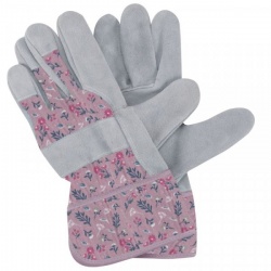 Briers Flowerfield Thorn-Proof Safety-Cuff Leather Rigger Gloves
