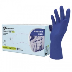 Hand Safe GN91 Stretch Powder-Free Nitrile Examination Gloves (Pack of 200)
