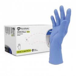 Hand Safe GN99 Nine Newton Nitrile Examination Gloves (Pack of 100)