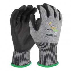 Hantex PXF+ PU-Coated Steel-Reinforcement Level F Cut-Resistant Gloves
