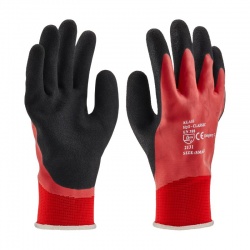 KLASS H2o Waterproof Grip Work Gloves (Red)