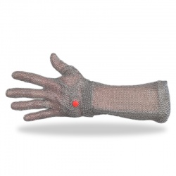 Manulatex WilcoFlex High-Dexterity Steel Chainmail Glove with Long Cuff