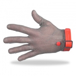 Manulatex GCM Steel Chainmail Glove with Wrist Strap