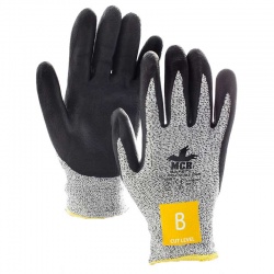 MCR Safety Cut Pro CT1007NF Nitrile Foam Palm Coated Work Gloves