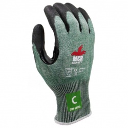 MCR CT1063PU Protective PU Coated Gloves (Dark Green/Black)