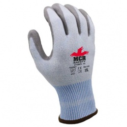 MCR CT1068PU Protective Grip Gloves (Grey/Light Blue)