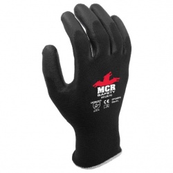 MCR GP1049PU Black Nylon Utility Gloves