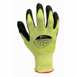 Polyco MGPE Matrix Cut Level 5 Green Gloves