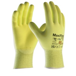 MaxiFlex Ultimate 42-874FY Nitrile Palm-Coated Yellow Handling Gloves