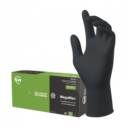 Megaman N66088 Biodegradable Disposable Nitrile Gloves (Box of 50)