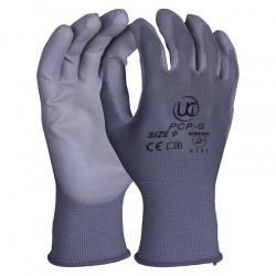 UCi PCP-G PU-Coated Delicate Handling Grey Gloves