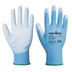 Portwest A120 Blue PU Palm Gloves