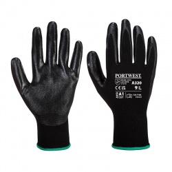 Portwest A320 Dexti-Grip Black Nitrile Foam Gloves