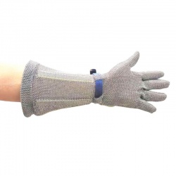 Portwest AC10 Ambidextrous Chainmail Gauntlet Glove (Silver)