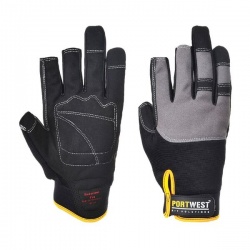 Portwest Leather Powertool Pro Black Gloves A740BK