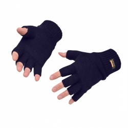 Portwest GL14 Navy Fingerless Knit Insulatex Gloves