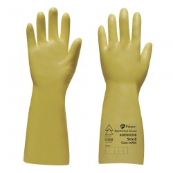 Polyco Class 00 Electricians 500 Volt Safe Latex Work Safety Gloves