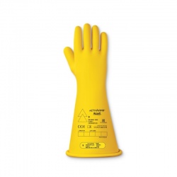 Ansell ActivArmr RIG214Y Class 2 Rubber Latex Gloves (Yellow)